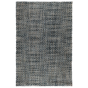 Pemberly Row Transitional 2x3 Handspun Jute Fabric Rug Indigo