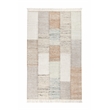 Pemberly Row 2.6'x8' Handwoven Jute Blend Fabric Multi-Color Area Accent Rug