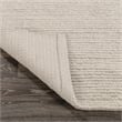 Pemberly Row 5'x8' Wool Polyester Blend Fabric Handwoven Birch White Area Rug
