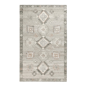 Pemberly Row 5x8 Handwoven Multi-Color Fabric Performance Area Accent Rug