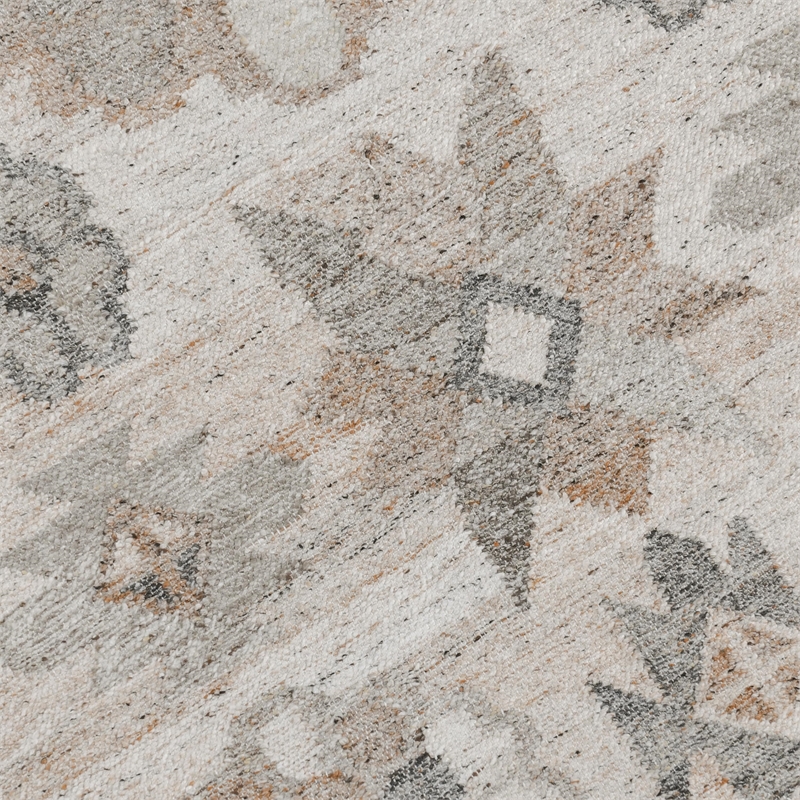 Pemberly Row 5x8 Handwoven Multi-Color Fabric Performance Area Accent Rug