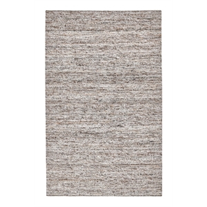 Pemberly Row 9x12 Handwoven Performance Brown Fabric Area Accent Rug