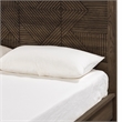 Pemberly Row Transitional Wood Queen Bed Toasted Brown Finish