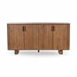 Pemberly Row Modern Transitional 4-Door Wood Sideboard Buffet