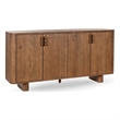 Pemberly Row Modern Transitional 4-Door Wood Sideboard Buffet