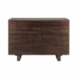 Pemberly Row Oak Wood 2-Door Sideboard Buffet in Toasted Brown