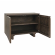 Pemberly Row Oak Wood 2-Door Sideboard Buffet in Toasted Brown