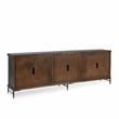 Pemberly Row Transitional 6-Door Reclaimed Pine Wood Sideboard Buffet