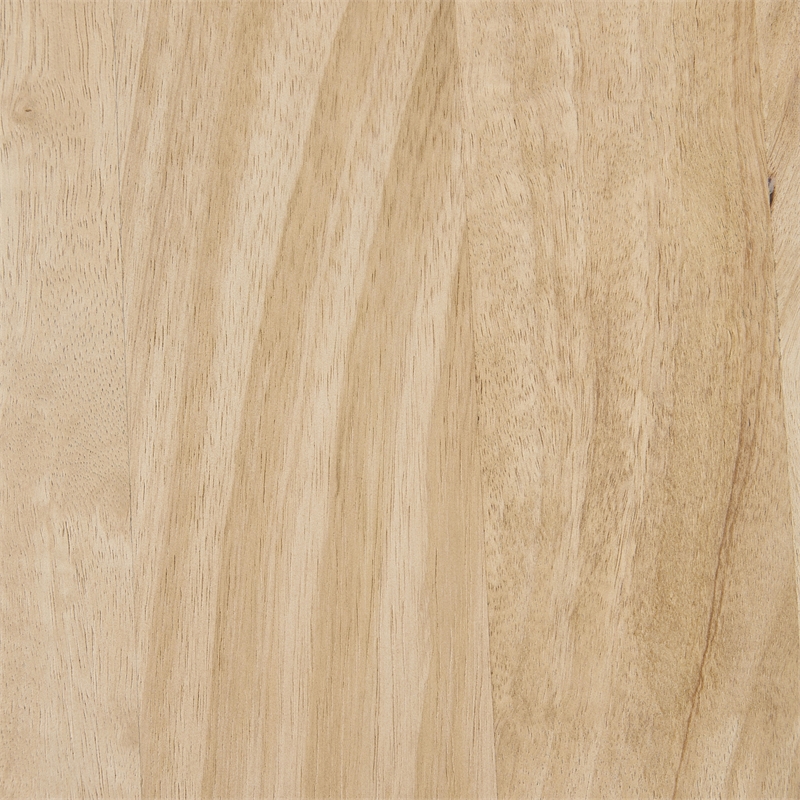 Pemberly Row Transitional Mango Wood Natural Round Dining Table