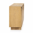 Pemberly Row Transitional Oak Wood 2-Door Sideboard Buffet Natural