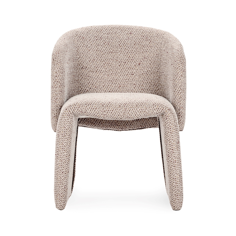 Pemberly Row Transitional Upholstered Polyester Fabric Dining Chair Gold