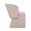 Pemberly Row Transitional Upholstered Polyester Fabric Dining Chair Gold