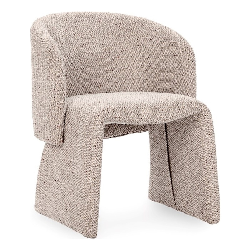 Pemberly Row Transitional Upholstered Polyester Fabric Dining Chair Gold