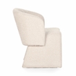 Pemberly Row Upholstered Polyester Fabric Dining Chair Natural