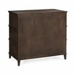 Pemberly Row Traditional 3-Drawer Mango Wood Chest Cabinet Brown
