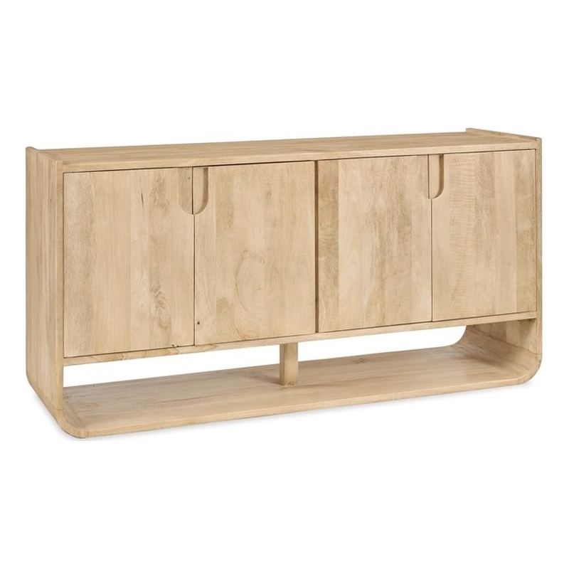 Pemberly Row Transitional Mango Wood Sideboard Buffet Natural