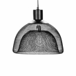 Pemberly Row Modern Transitional Black Finish Iron Small Pendant