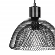 Pemberly Row Modern Transitional Black Finish Iron Small Pendant