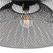 Pemberly Row Modern Transitional Black Finish Iron Large Pendant