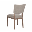Pemberly Row Contemporary Upholstered Fabric Dining Chair Set of 2 Stone