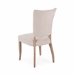 Pemberly Row Set of 2 Upholstered Polyester Fabric Dining Chair Sand Beige