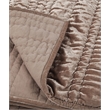 Pemberly Row Modern Transitional Desert Taupe Queen Nylon Quilt