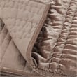 Pemberly Row Modern Transitional Desert Taupe King Nylon Quilt