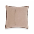 Pemberly Row Modern Transitional Desert Taupe Euro Nylon Sham