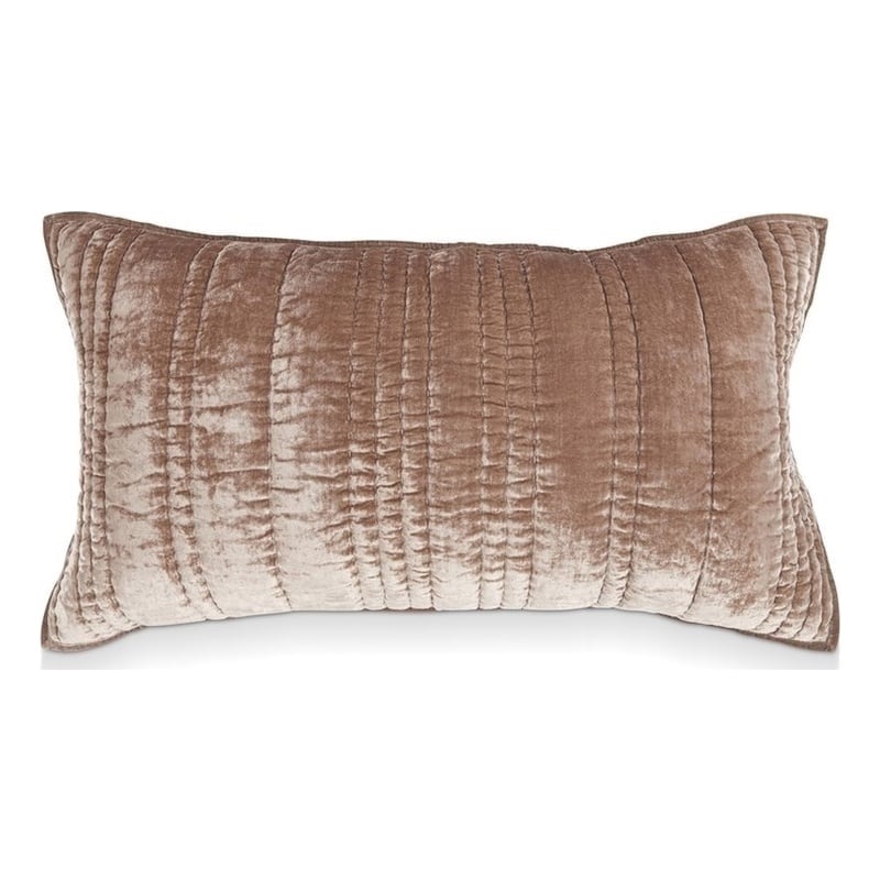 Pemberly Row Modern Transitional Desert Taupe King Nylon Sham