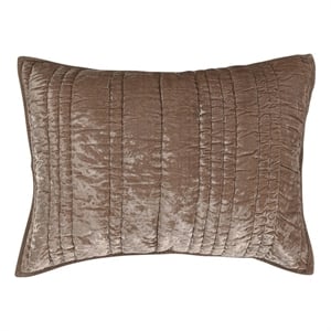 Pemberly Row Modern Transitional Desert Taupe Standard Nylon Sham