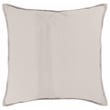 Pemberly Row Modern Transitional Taupe Finish Euro Cotton Sham