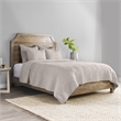 Pemberly Row Modern Transitional Taupe Finish Standard Cotton Sham