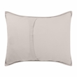 Pemberly Row Modern Transitional Taupe Finish Standard Cotton Sham