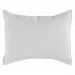 Pemberly Row Modern Transitional White Finish Standard Cotton Sham