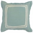 Pemberly Row Transitional Blue Surf Textured Cotton Euro Sham