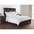 Pemberly Row Modern Transitional King White Finish Cotton Sham