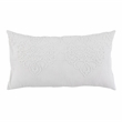 Pemberly Row Modern Transitional King White Finish Cotton Sham