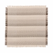 Pemberly Row Transitional Cocoa Brown Finish Queen Cotton Blanket