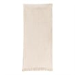 Pemberly Row Transitional Natural Queen Ivory Cotton Blanket