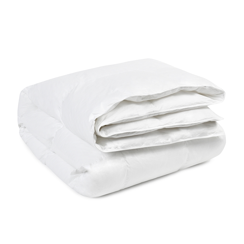 Pemberly Row Premium Down Alternative Filling Queen White Cotton Duvet Insert