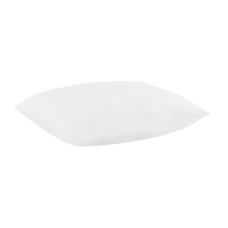 Pemberly Row Premium Down Alternative Filling Standard White Cotton Sham Insert