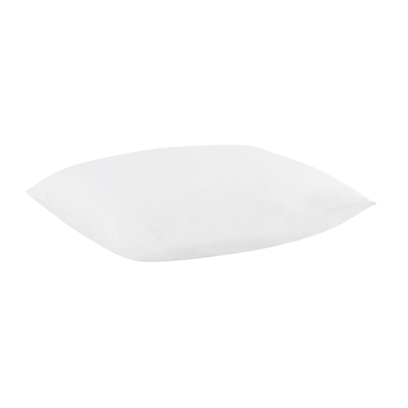 Pemberly Row Premium Down Alternative Filling Standard White Cotton Sham Insert