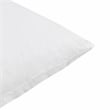 Pemberly Row Premium Down Alternative Filling Standard White Cotton Sham Insert