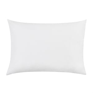 Pemberly Row Premium Down Alternative Filling Standard White Cotton Sham Insert