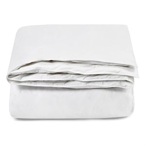 Pemberly Row Premium Goose Feather & Down Filling King White Cotton Duvet Insert