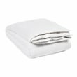 Pemberly Row Goose Feather & Down Filling Queen White Cotton Duvet Insert