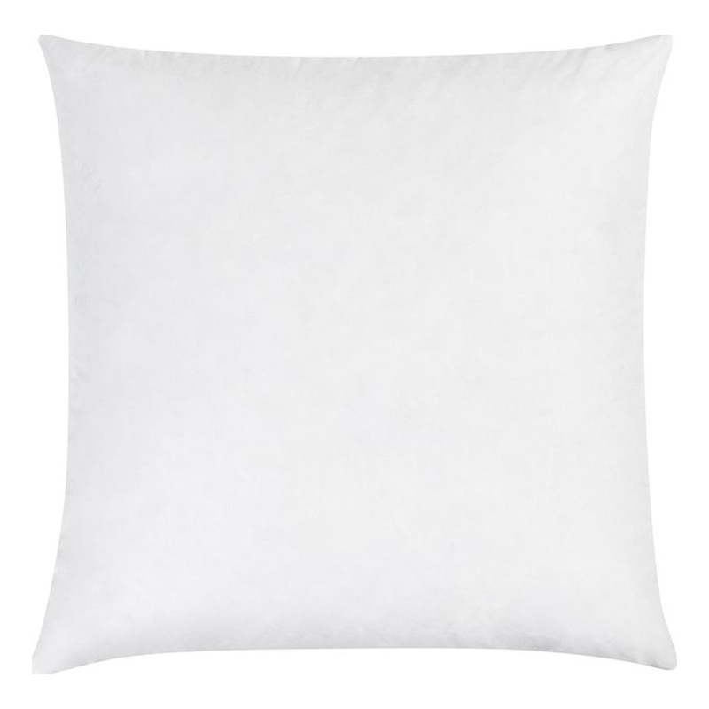 Pemberly Row Premium Goose Feather & Down Filling Cotton White Euro Sham Insert