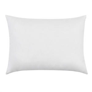 Pemberly Row Goose Feather & Down Filling Cotton White Standard Sham Insert