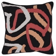 Pemberly Row Transitional 22x22 Fabric Throw Pillow in Multi-Color