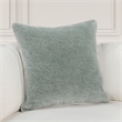 Pemberly Row Transitional 22in Velvet Throw Pillow in Bay Green
